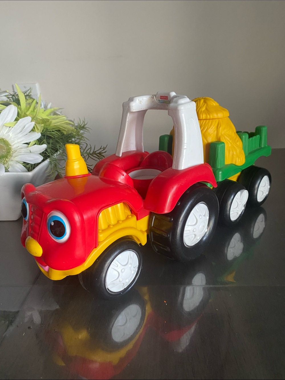 Fisher Price Large Little People Tractor farm toys